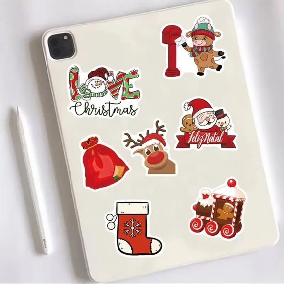 Stickers, 50 pcs., Christmas Theme Stickers, NEW, Unisex, Hours of Fun! 🎁 - Picture 3 of 9